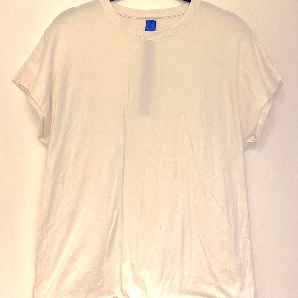 Kit and Ace White Brushed Terry Tee